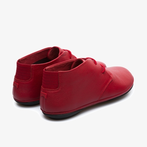 Camper Right Ankle Boots Red - Womens Singapore SJTBQH-116